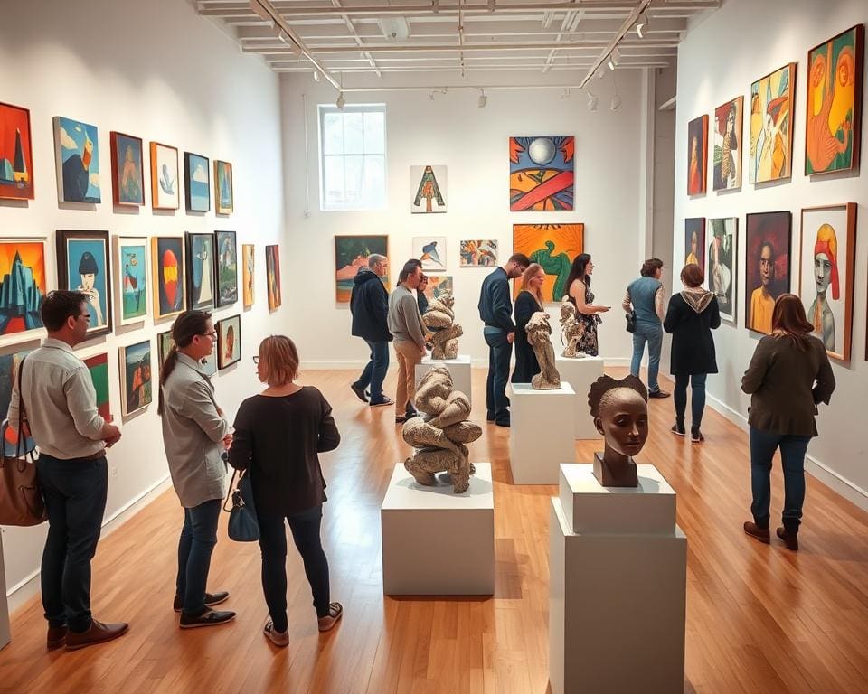 Waarom kiezen kunstenaars voor exposities in galerieën?