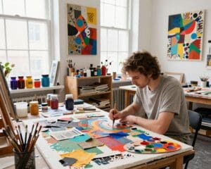 Waarom werken veel kunstenaars met mixed media kunst?