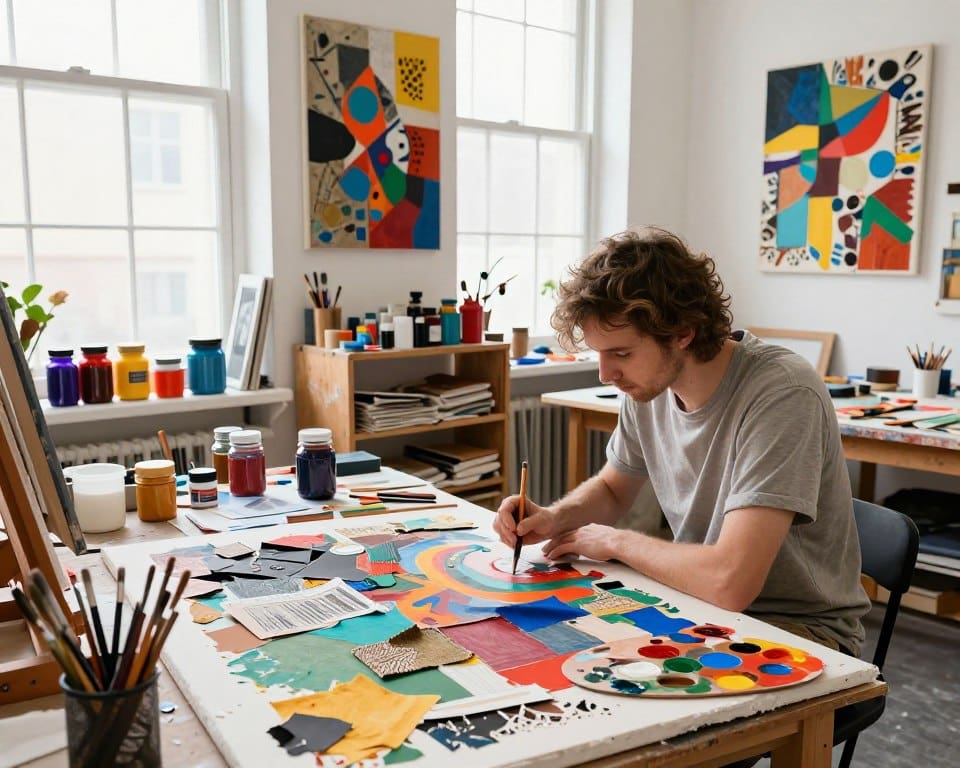 Waarom werken veel kunstenaars met mixed media kunst?