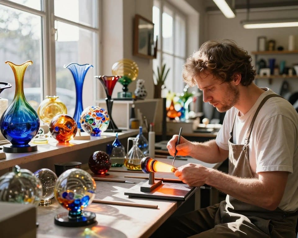 Wat maakt glaskunst zo bijzonder in hedendaagse ateliers?