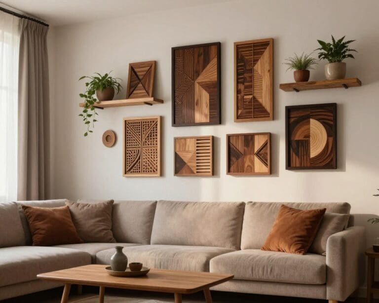 Welke houten muurdecoratie past het best bij jouw woonkamer?