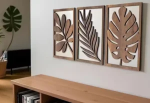 houten muurdecoratie