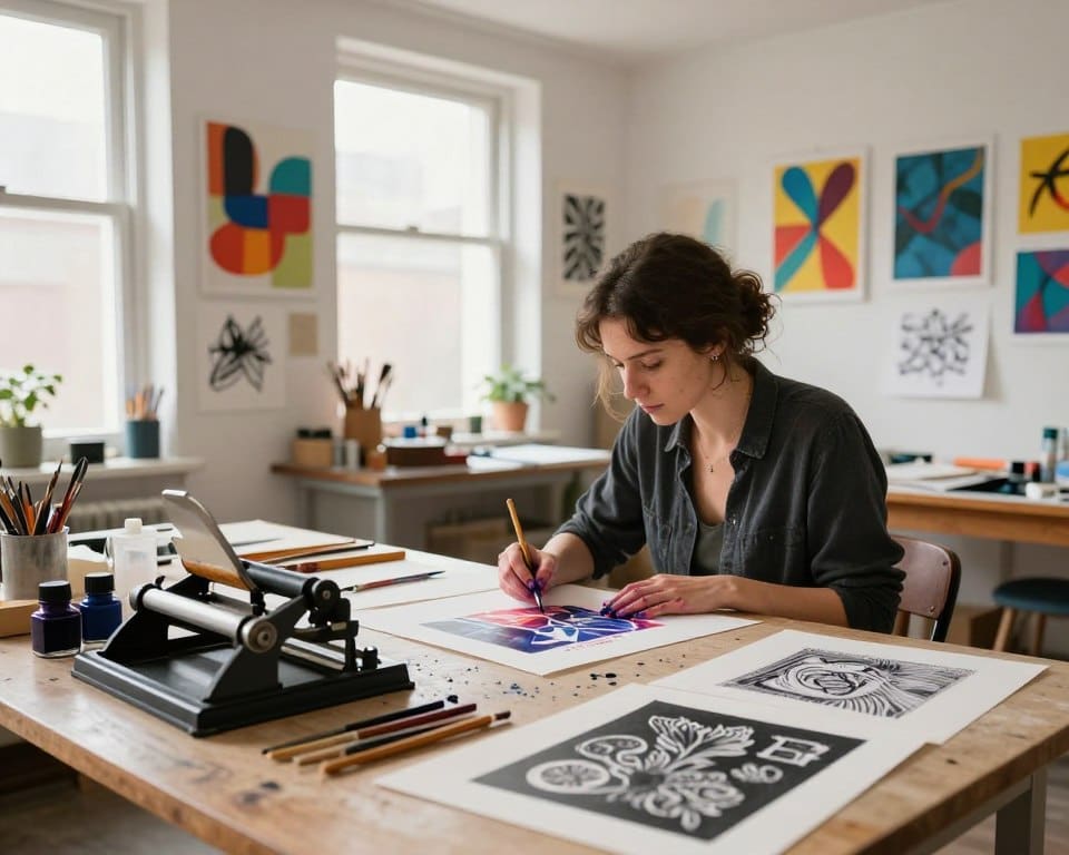 Waarom kiezen kunstenaars voor grafische kunsttechnieken?