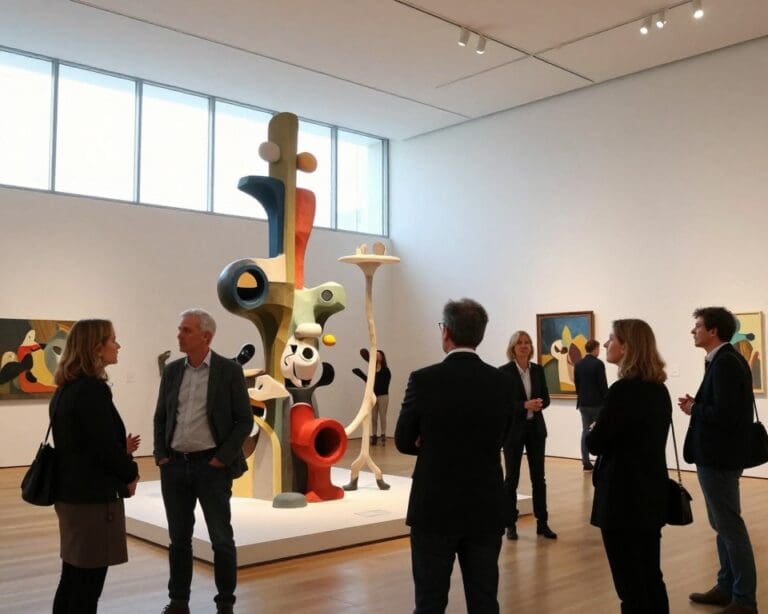 Wat kenmerkt conceptuele kunst in musea?