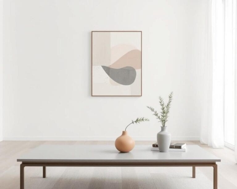 kunst minimalistisch interieur
