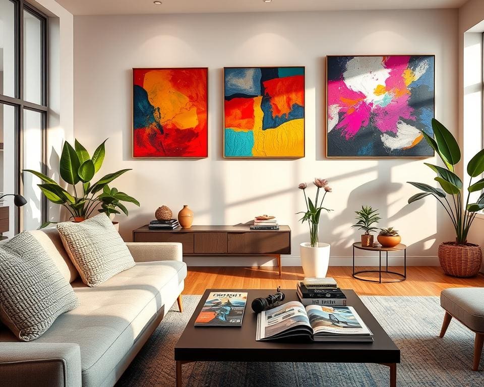 kunst woonkamer kiezen