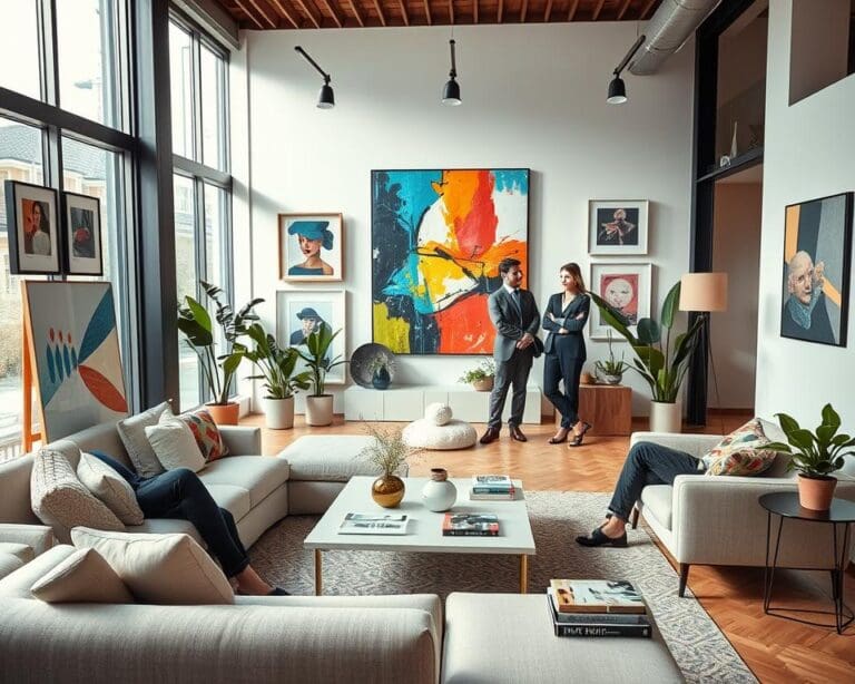 kunst interieur combineren