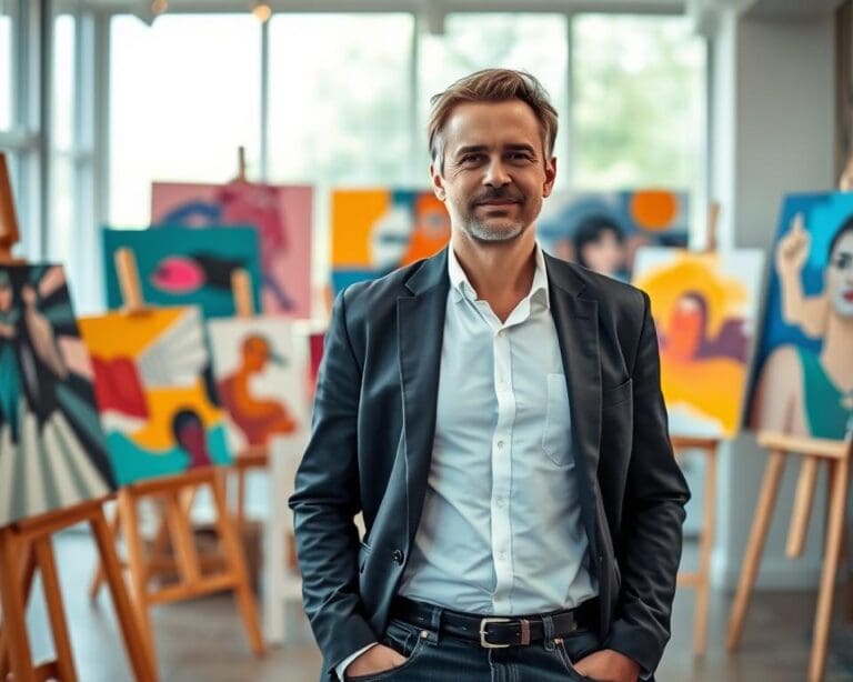 persoonlijk merk kunstenaar
