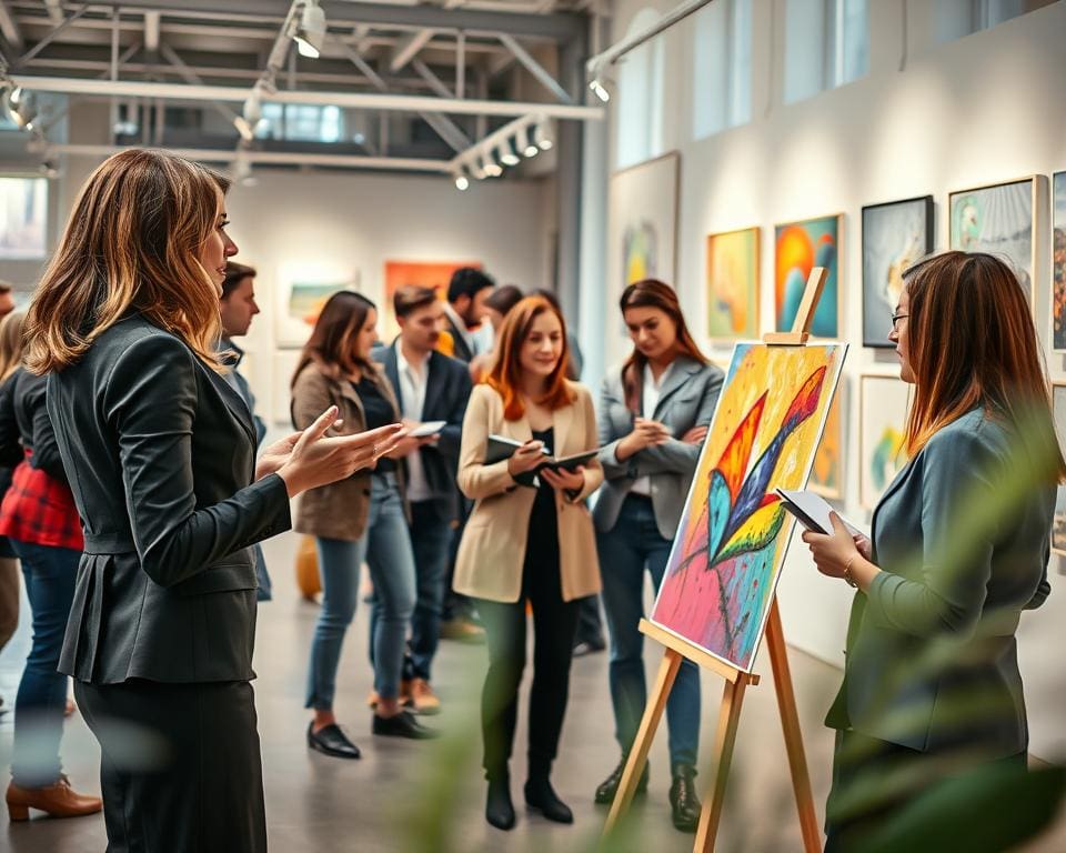 creatieve kunstmarketing