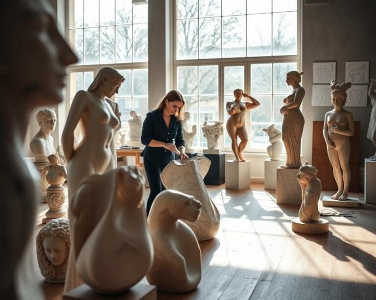 hedendaagse sculpturen