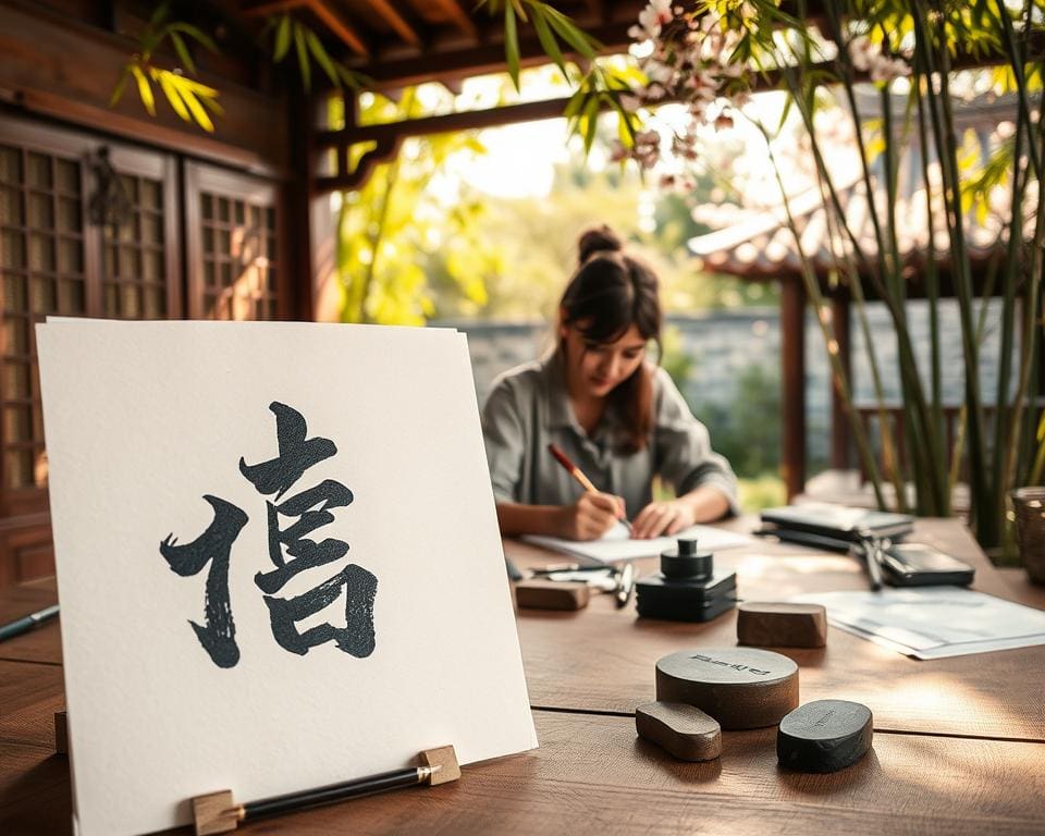 Chinese kalligrafie
