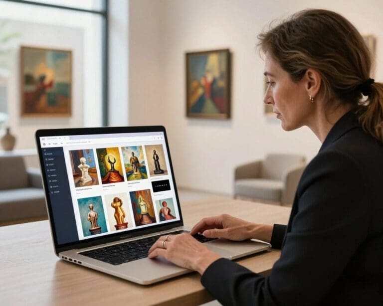 kunstcollectie online presenteren