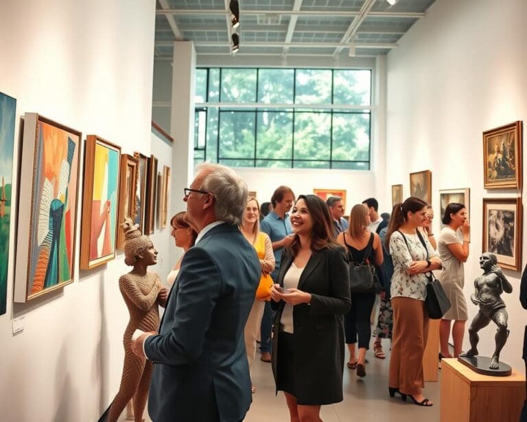 kunstexpositie organiseren