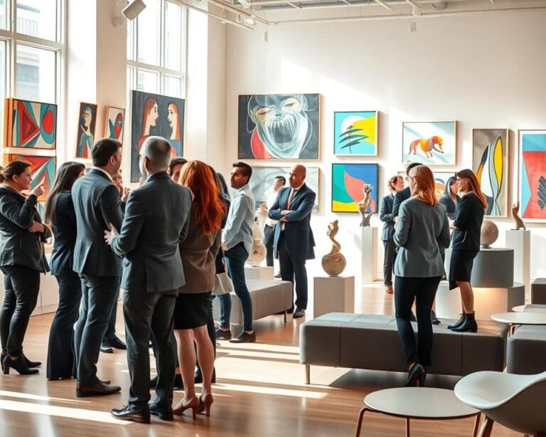 kunstgalerie promoten