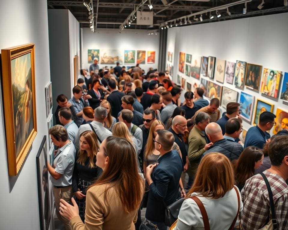 meer bezoekers tentoonstelling